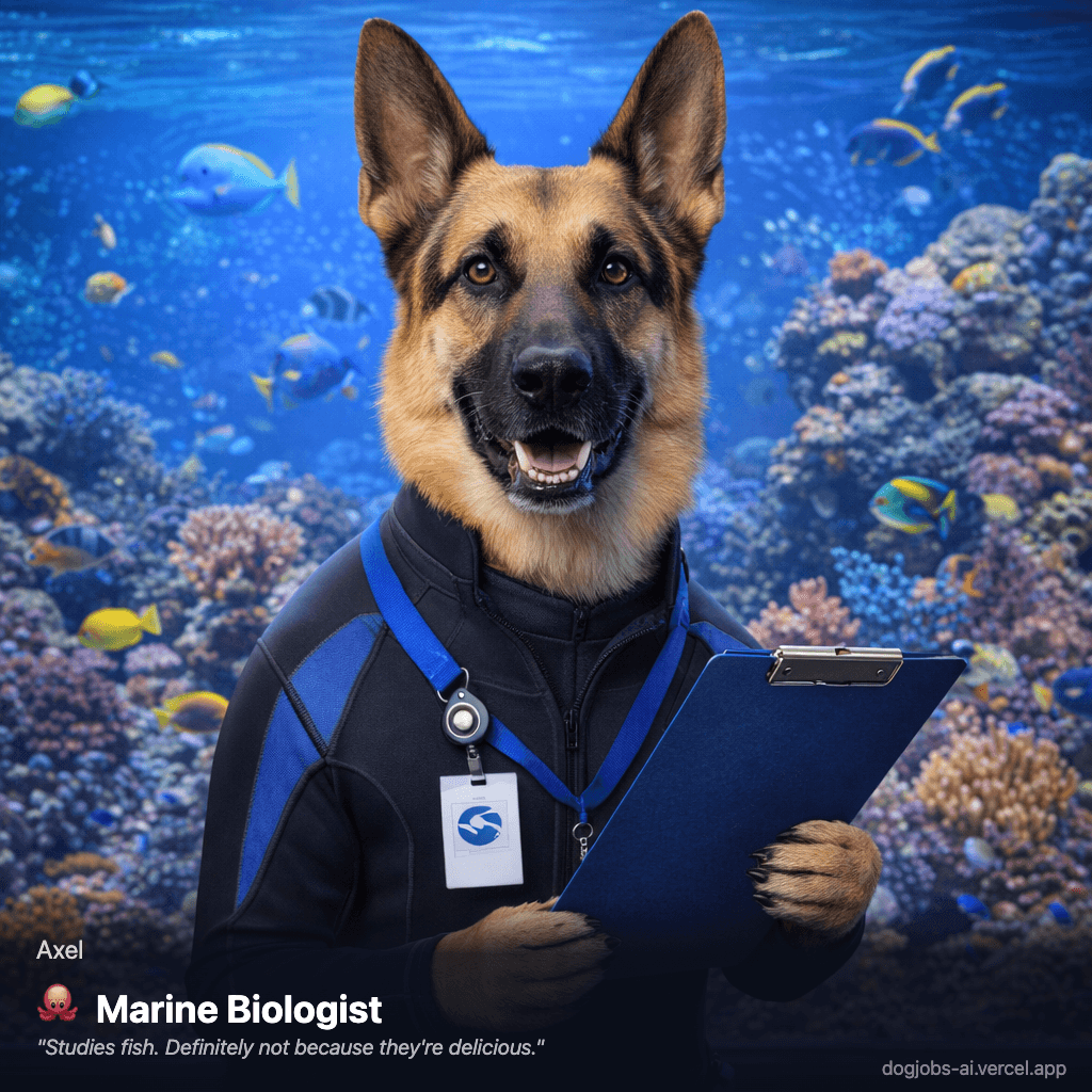 Dog as Marine Biologist