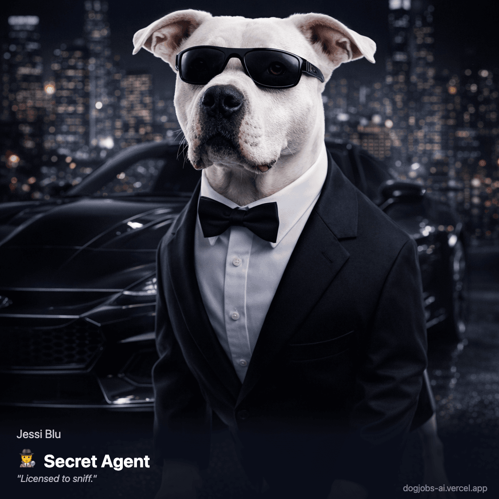 Dog as Secret Agent